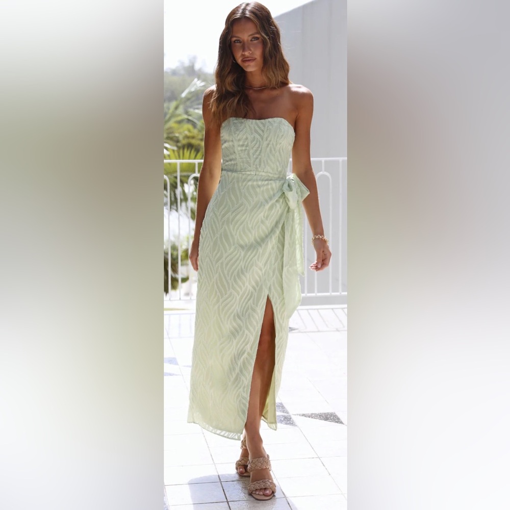 New with tags Fortunate One Celestial Event strapless adjustable maxi dress